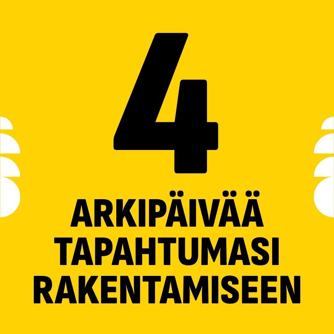 4 arkipäivää tapahtumasi rakentamiseen